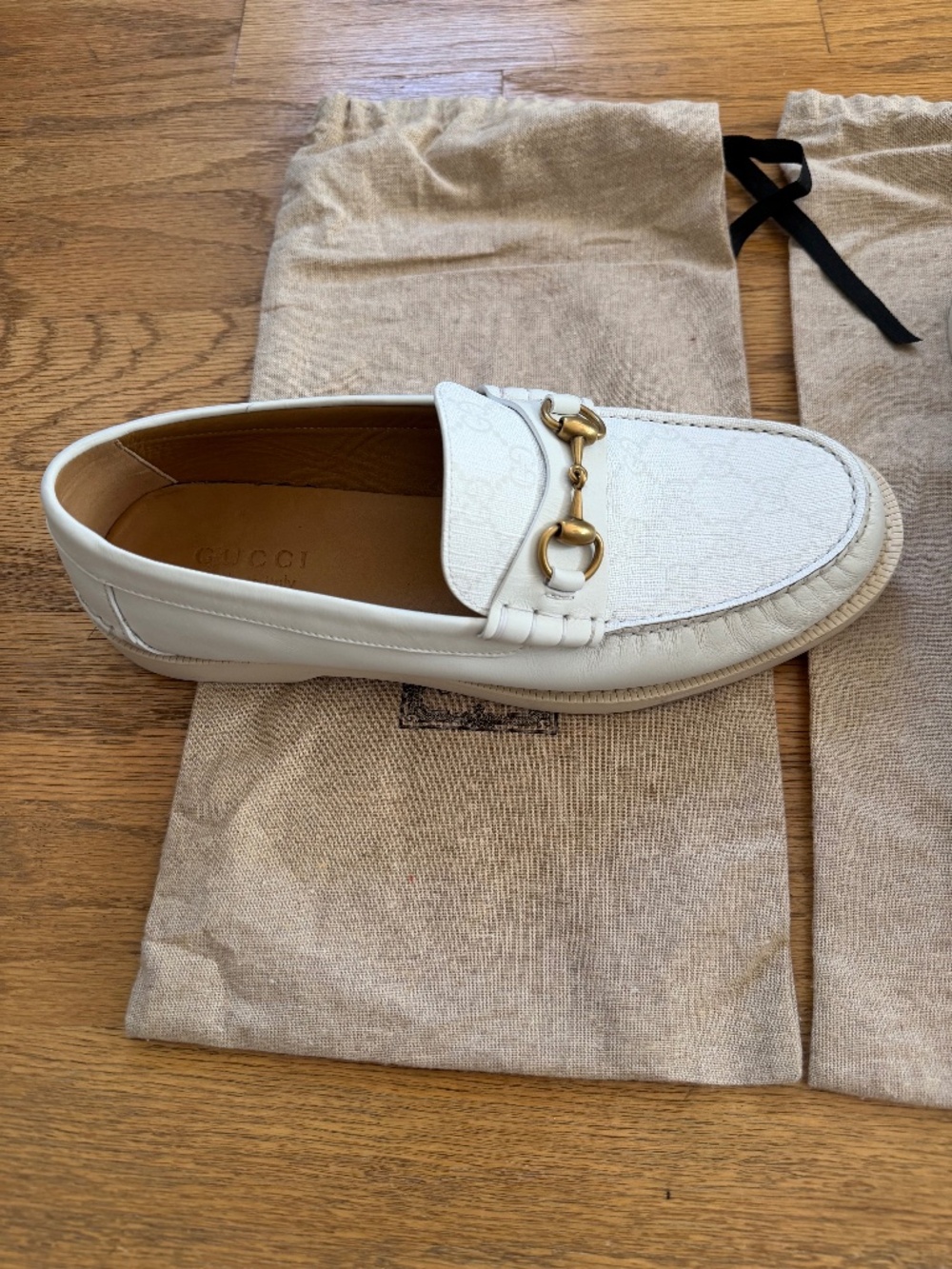 Gucci Supreme Moccasin Leather
